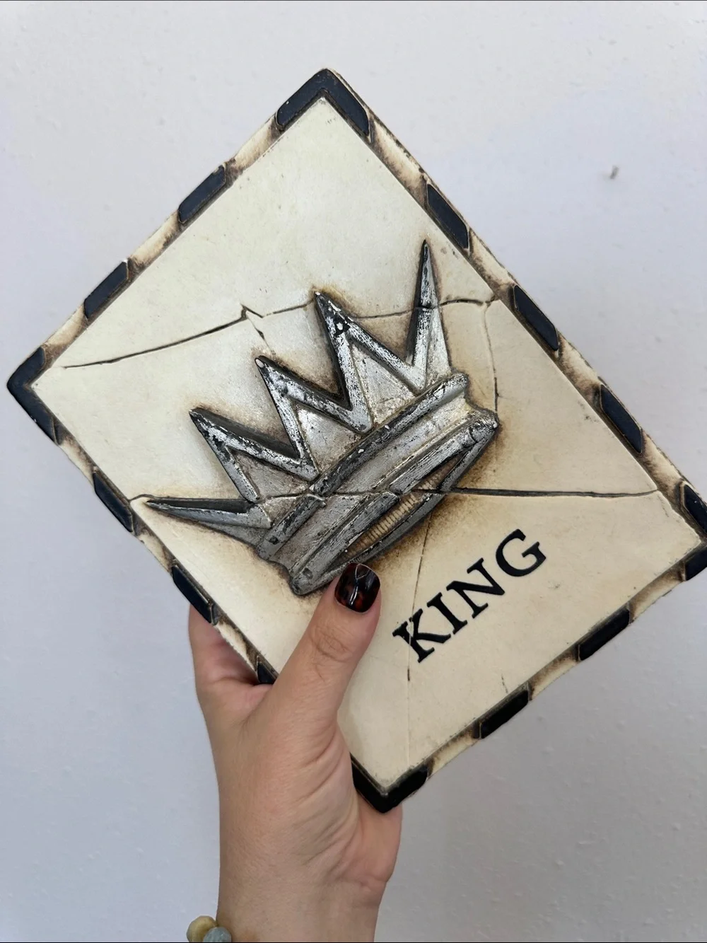 Sid Dickens memory block King Crown Wall Plaque - Home Wall Decor